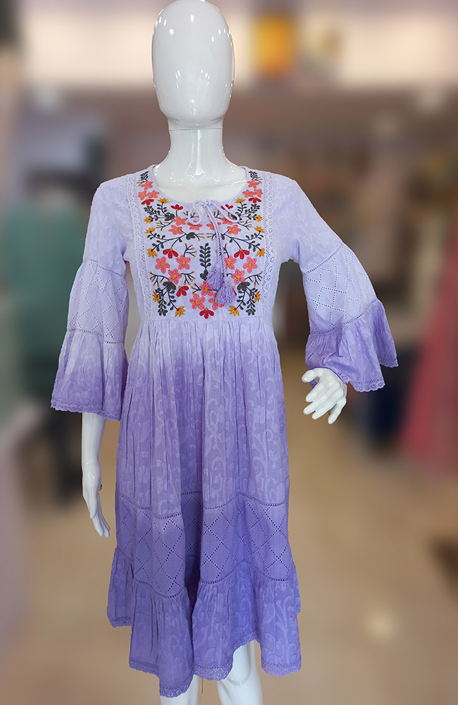 Long Tunic Pure Cotton, Hakoba, Brasso, floral print, Embroidery, Tunics, Fancy Short kurti for jeans, Kurti, latest designs, Jaipuri, Trending, Summer Collection, Casual Ethnic Wear